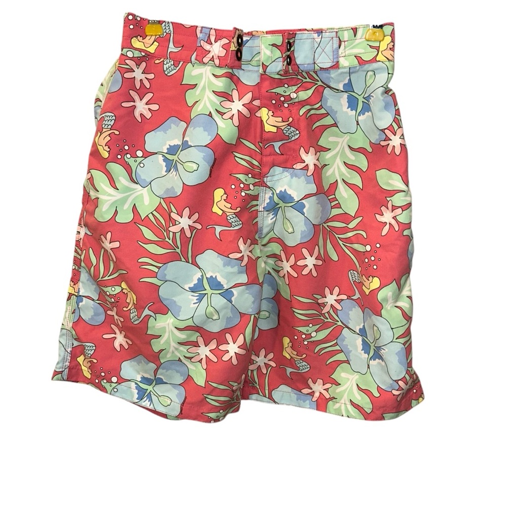 Vineyard Vines hibiscus floral mermaid Men's Shorts S